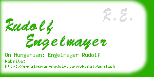 rudolf engelmayer business card